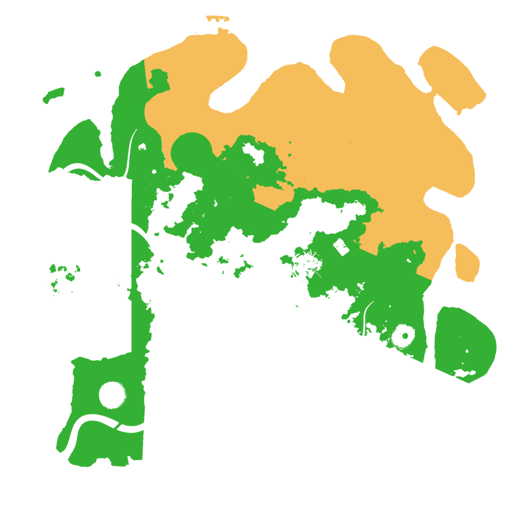 Biome Rust Map: Procedural Map, Size: 3500, Seed: 6037635