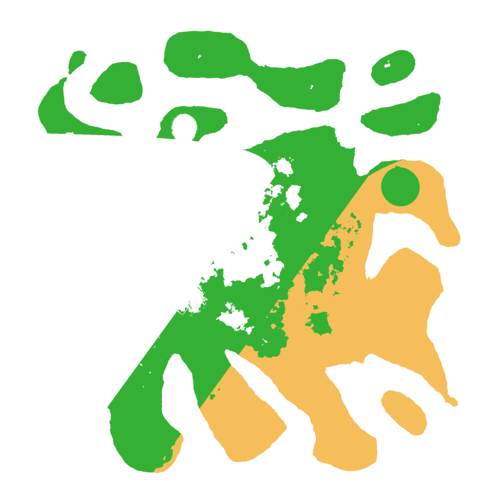 Biome Rust Map: Barren, Size: 3500, Seed: 3377475