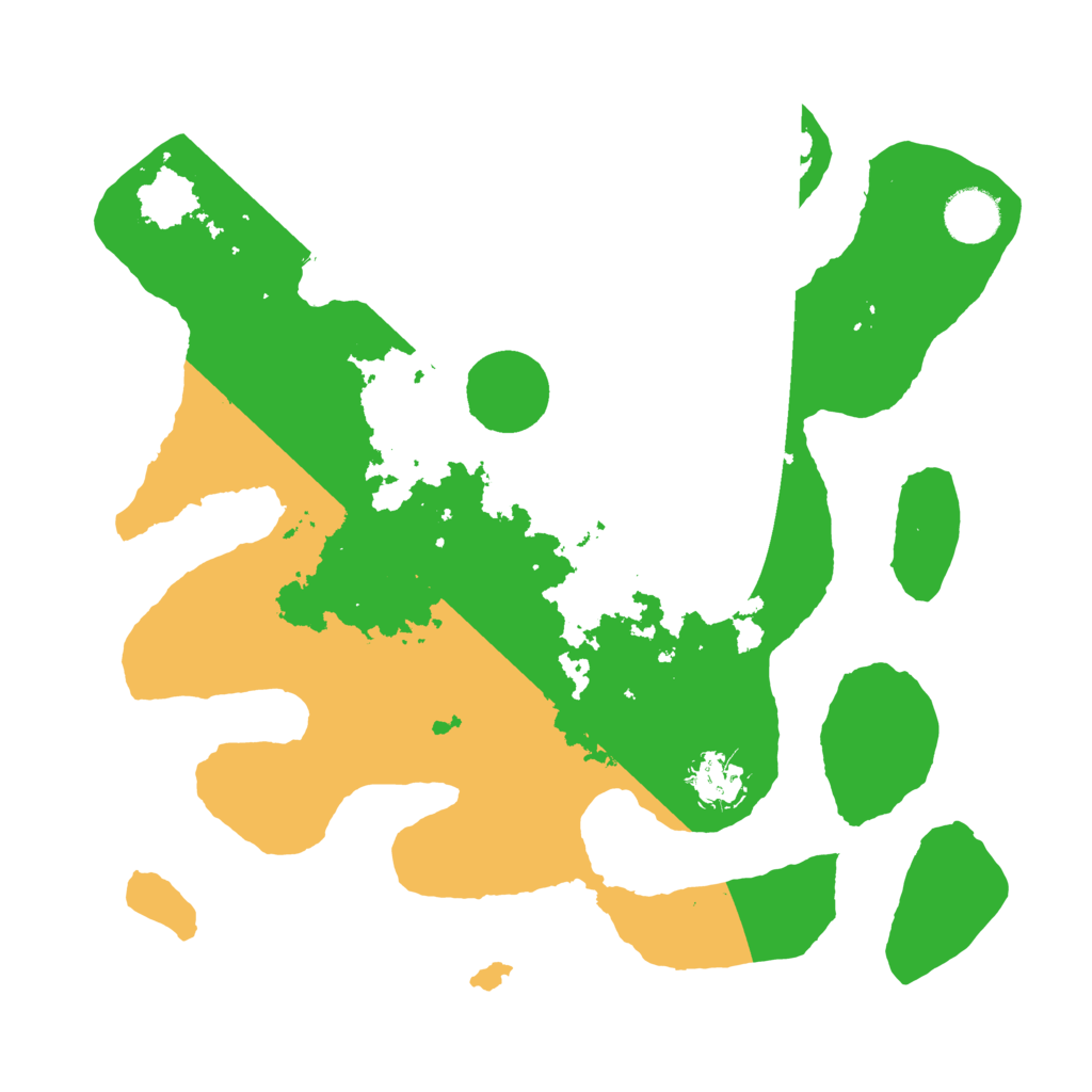 Biome Rust Map: Barren, Size: 3500, Seed: 1953903