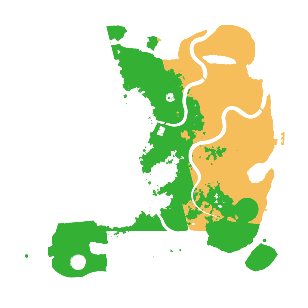 Biome Rust Map: Procedural Map, Size: 3550, Seed: 551884