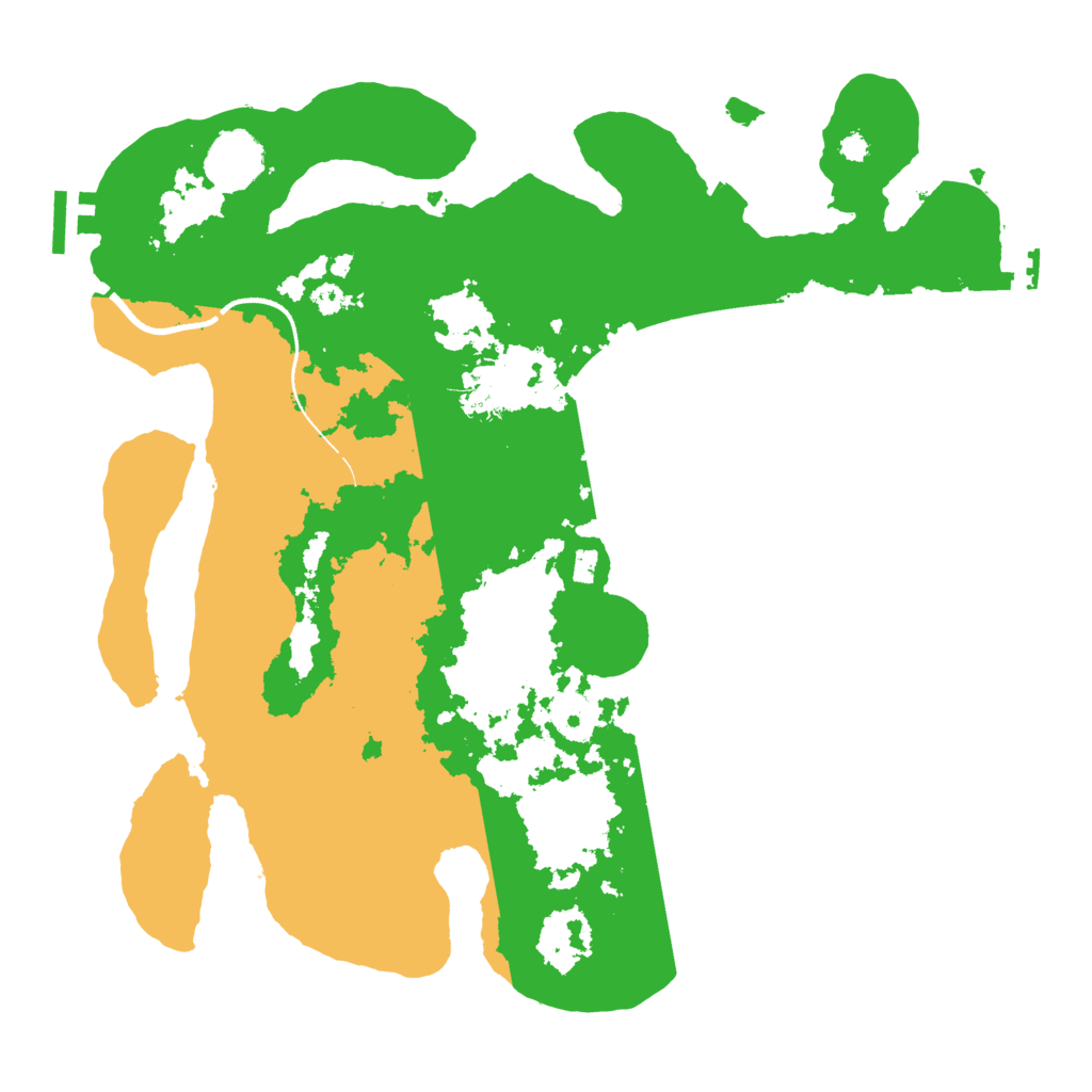 Biome Rust Map: Procedural Map, Size: 3500, Seed: 1577363