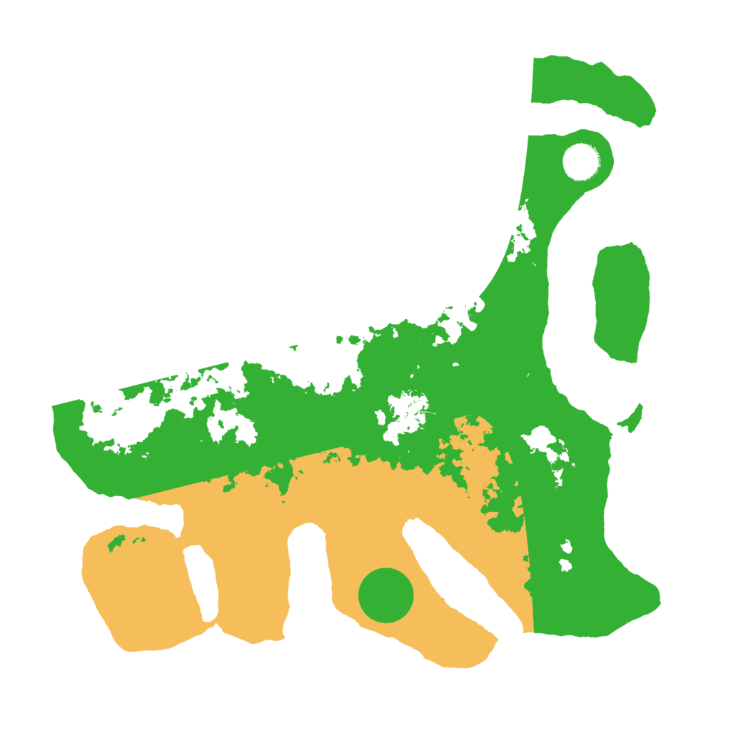 Biome Rust Map: Barren, Size: 3500, Seed: 2092249