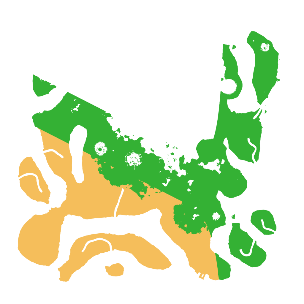 Biome Rust Map: Procedural Map, Size: 3550, Seed: 988441