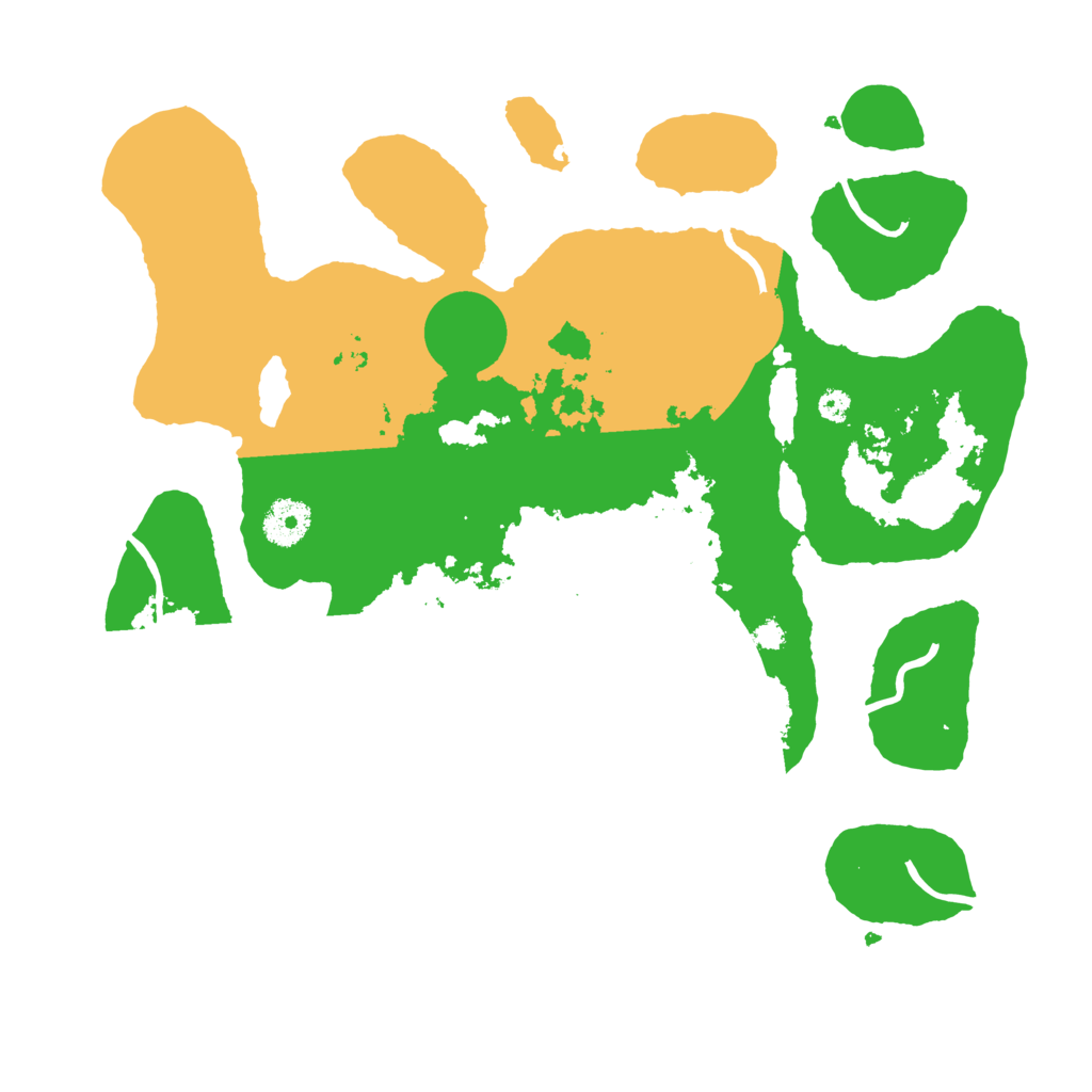 Biome Rust Map: Procedural Map, Size: 3500, Seed: 221211