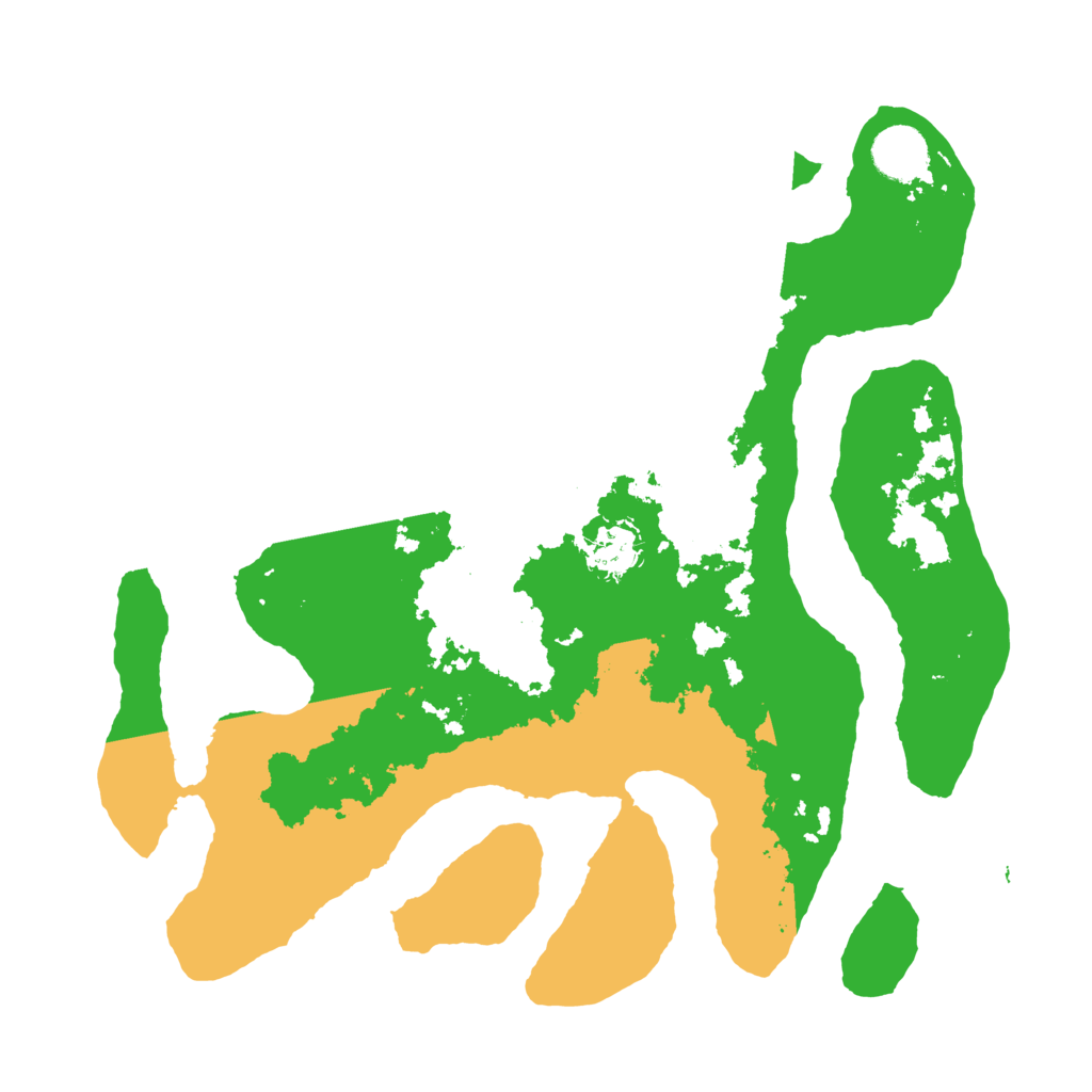 Biome Rust Map: Barren, Size: 3500, Seed: 2529130