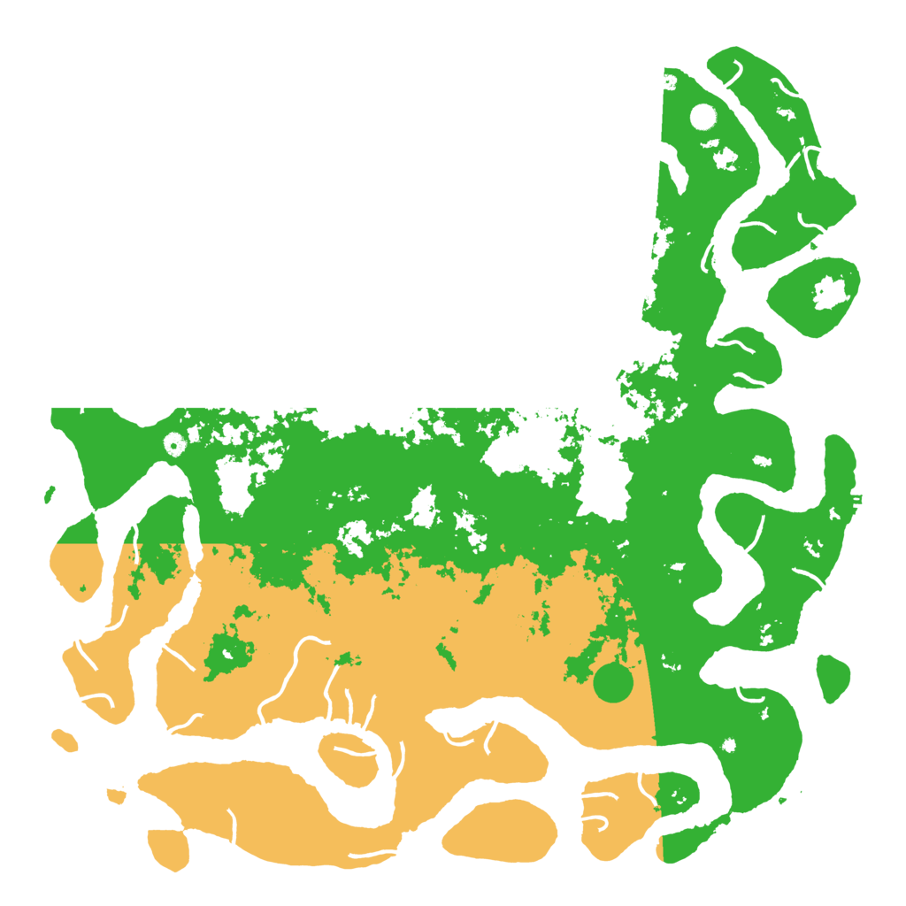 Biome Rust Map: Procedural Map, Size: 6000, Seed: 71093976