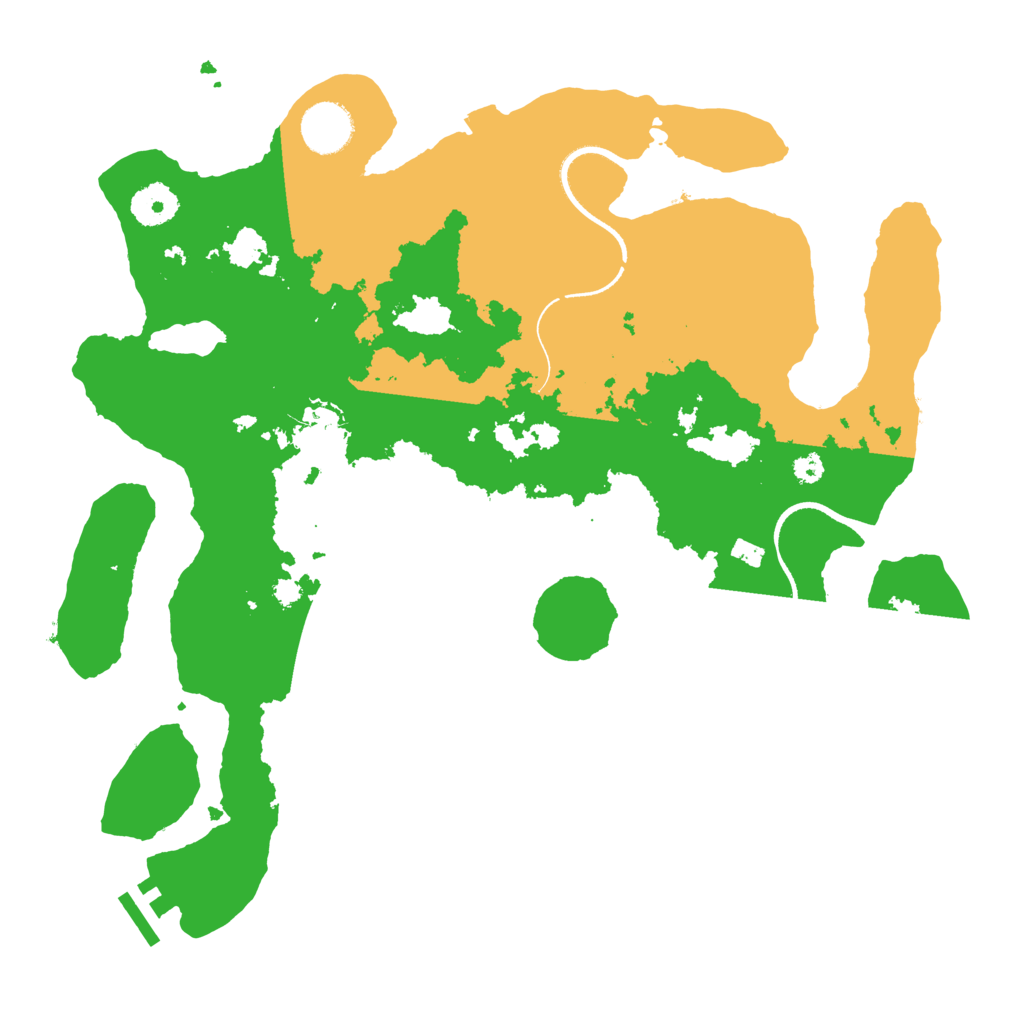 Biome Rust Map: Procedural Map, Size: 3500, Seed: 5276402