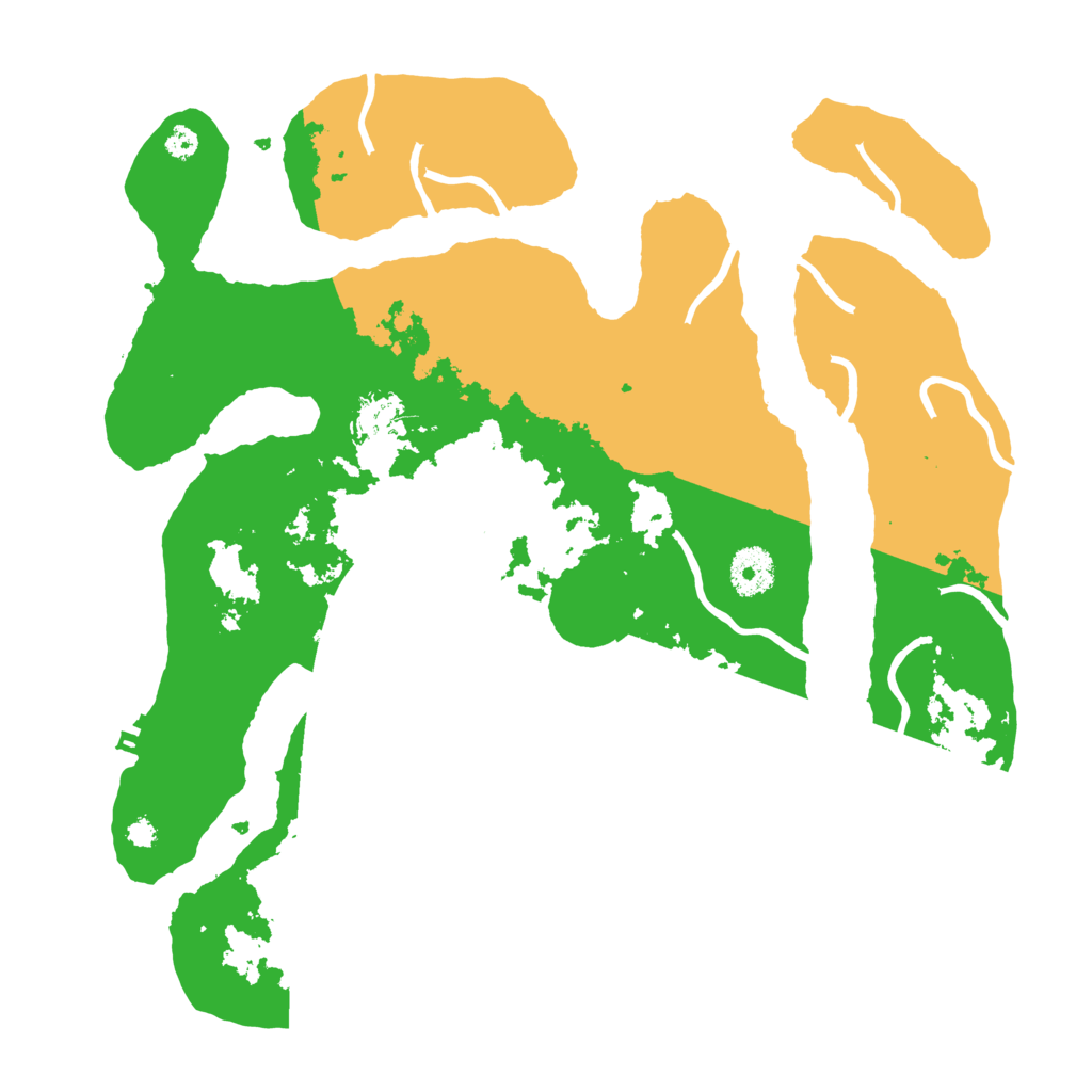 Biome Rust Map: Procedural Map, Size: 3500, Seed: 5144906