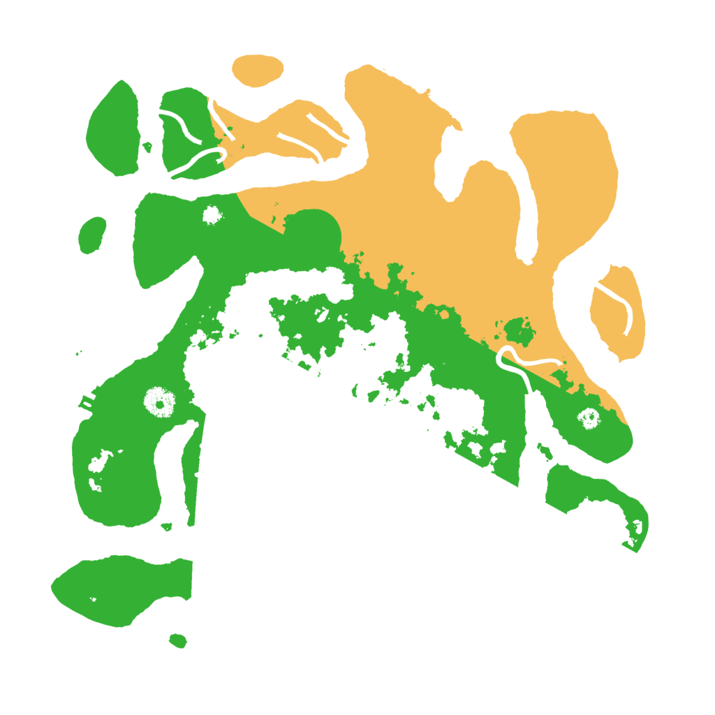 Biome Rust Map: Procedural Map, Size: 3500, Seed: 5906406