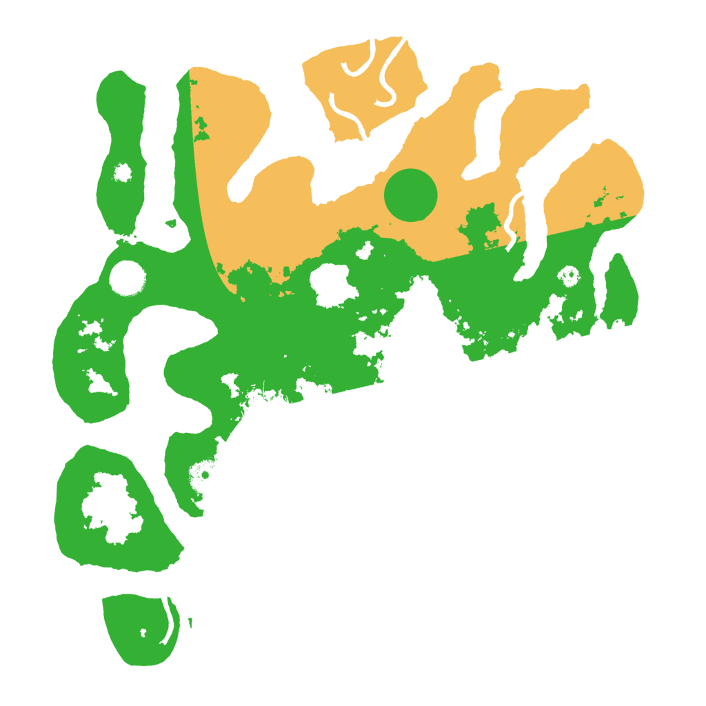 Biome Rust Map: Procedural Map, Size: 3500, Seed: 833705