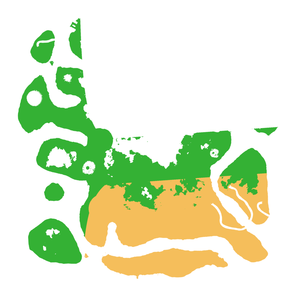 Biome Rust Map: Procedural Map, Size: 3500, Seed: 2304234