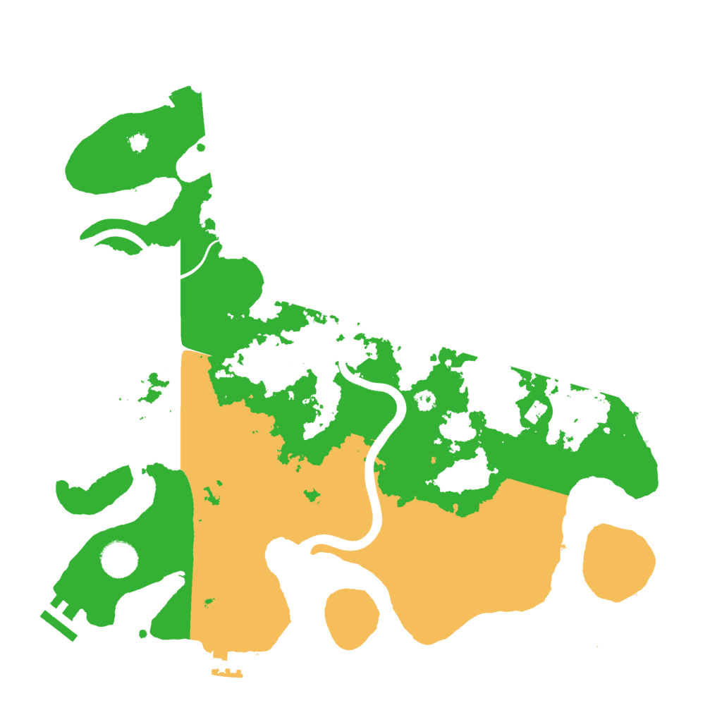 Biome Rust Map: Procedural Map, Size: 3500, Seed: 180437