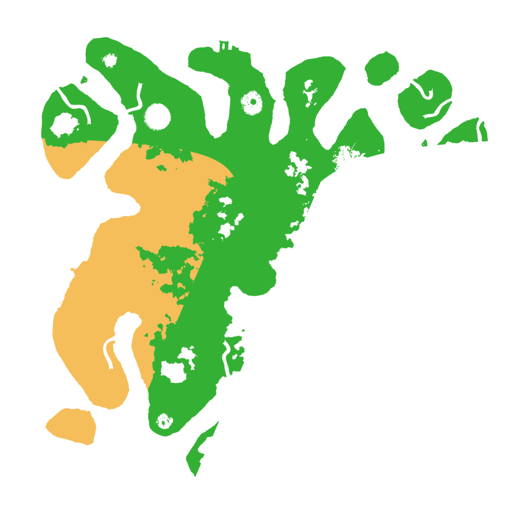 Biome Rust Map: Procedural Map, Size: 3500, Seed: 4762732