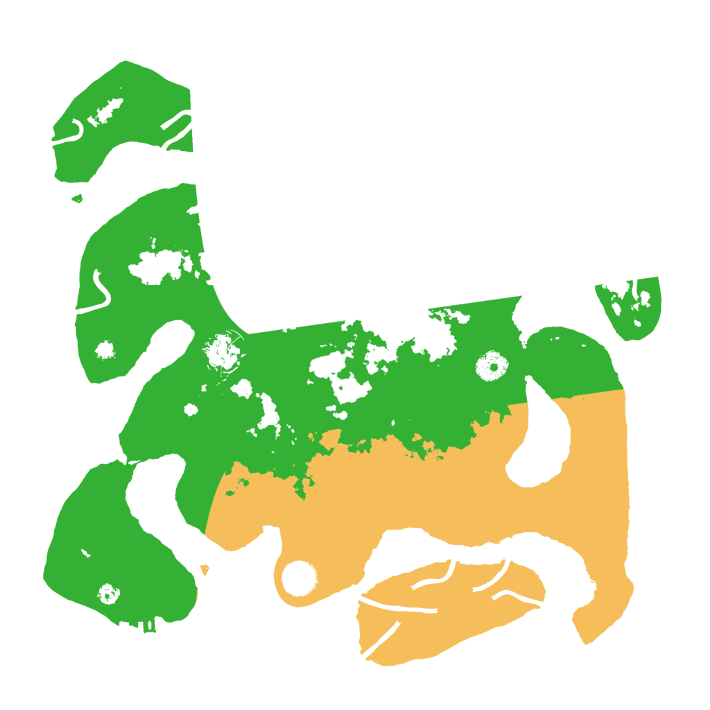 Biome Rust Map: Procedural Map, Size: 3550, Seed: 588865