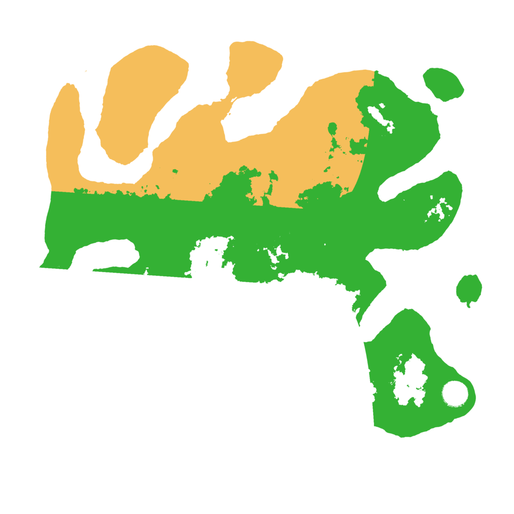 Biome Rust Map: Barren, Size: 3500, Seed: 1534169