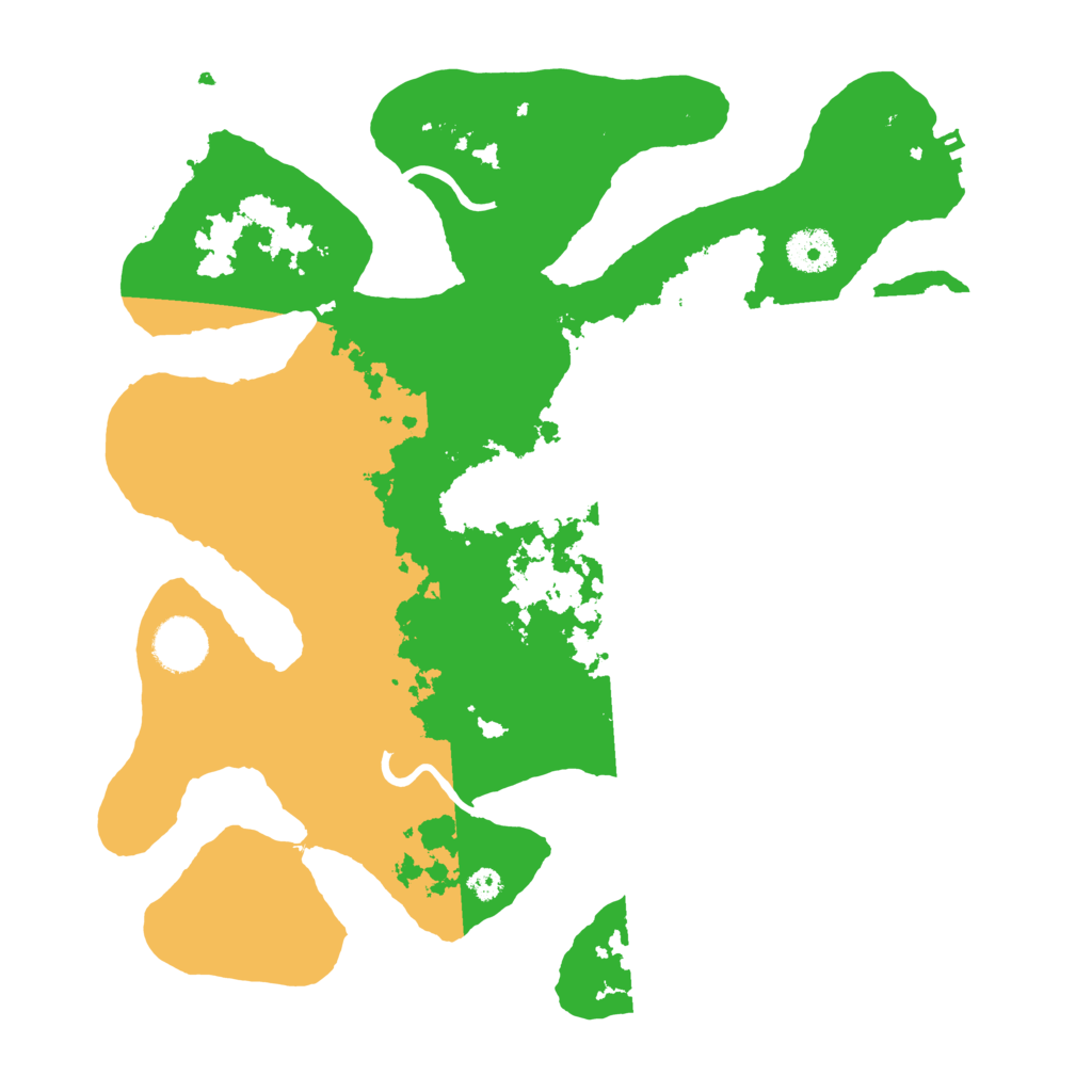 Biome Rust Map: Procedural Map, Size: 3500, Seed: 2625145