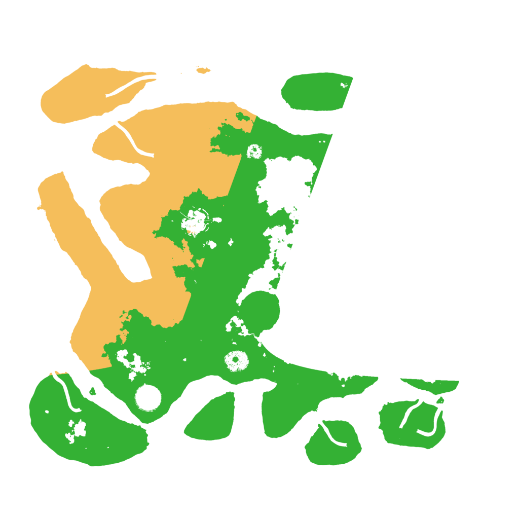 Biome Rust Map: Procedural Map, Size: 3500, Seed: 1723096