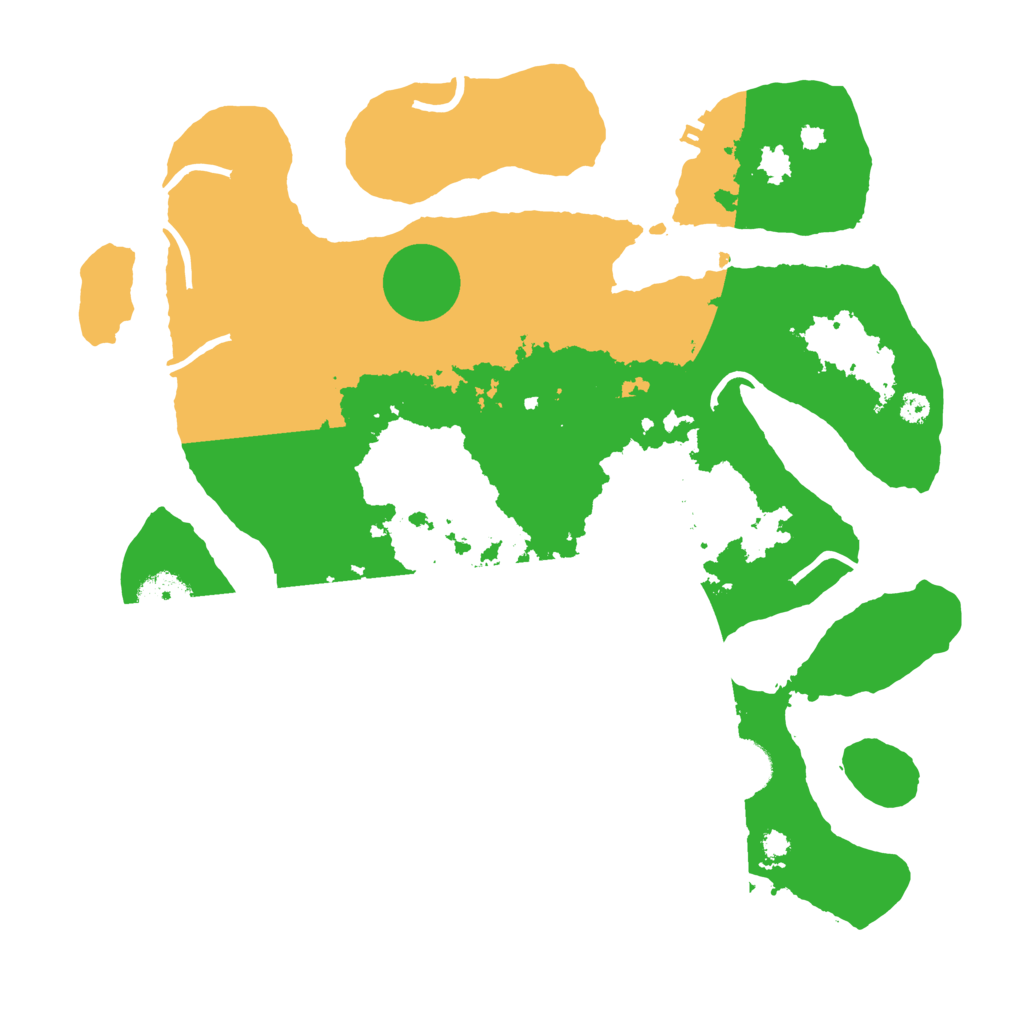 Biome Rust Map: Procedural Map, Size: 3500, Seed: 12121212