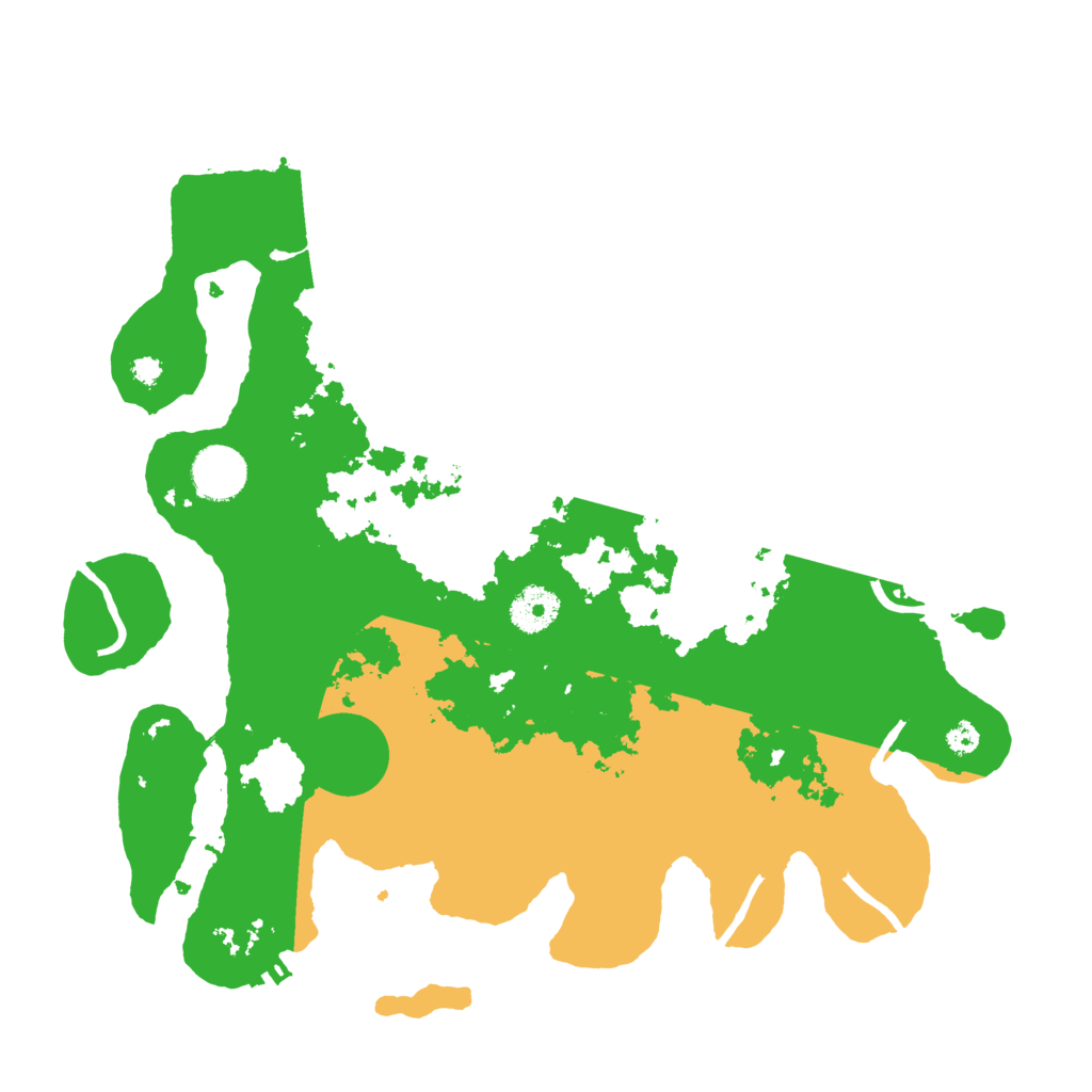 Biome Rust Map: Procedural Map, Size: 3500, Seed: 6277207