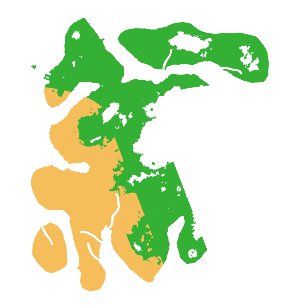 Biome Rust Map: Procedural Map, Size: 3500, Seed: 3217448