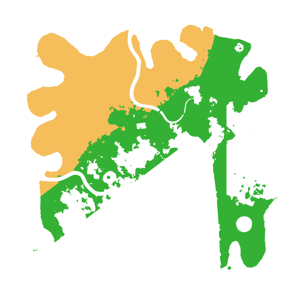 Biome Rust Map: Procedural Map, Size: 3500, Seed: 3390751