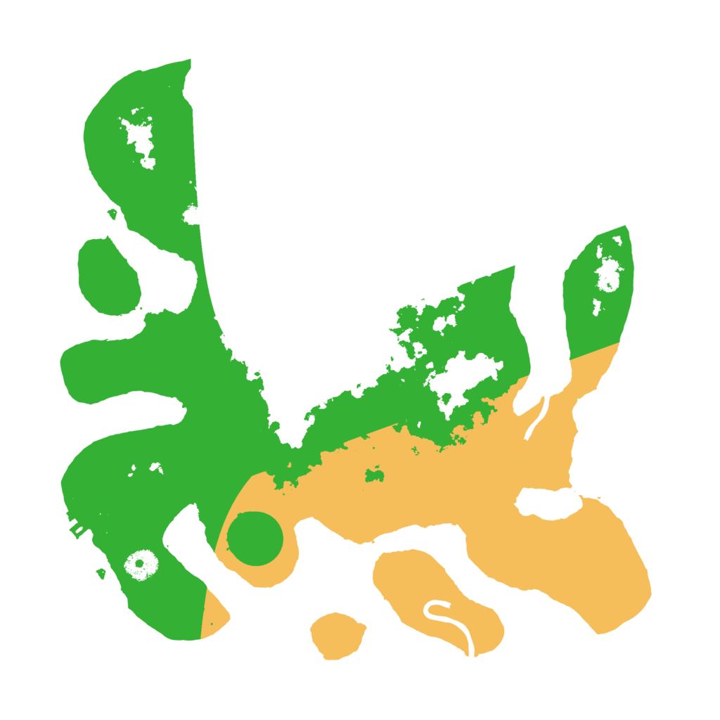 Biome Rust Map: Procedural Map, Size: 3500, Seed: 2713718