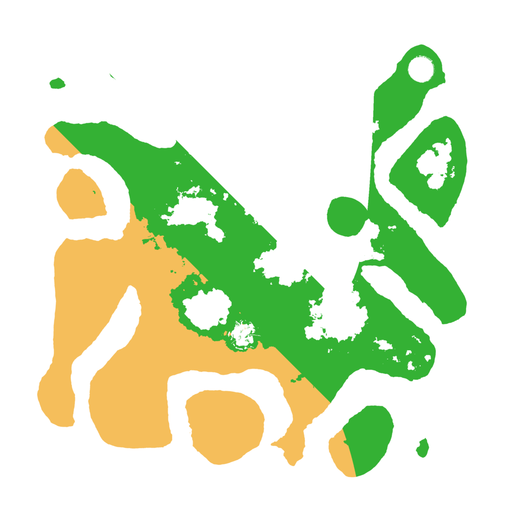 Biome Rust Map: Barren, Size: 3500, Seed: 3808582