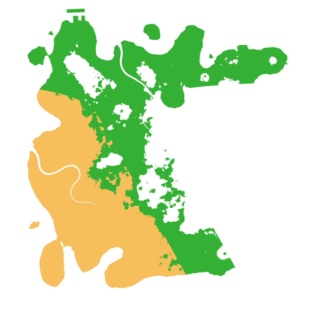 Biome Rust Map: Procedural Map, Size: 3500, Seed: 484873