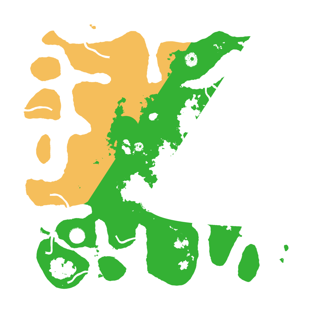 Biome Rust Map: Procedural Map, Size: 3500, Seed: 4073803