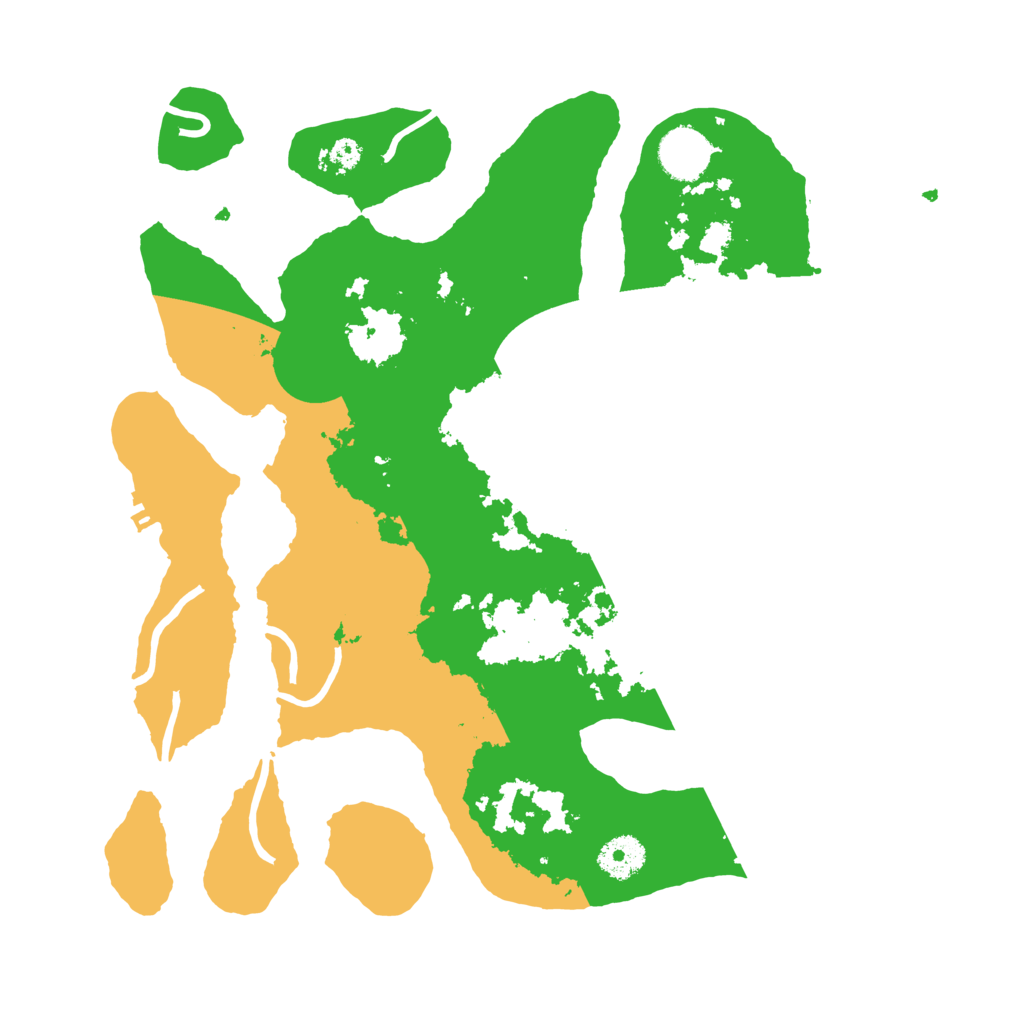 Biome Rust Map: Procedural Map, Size: 3500, Seed: 3663907