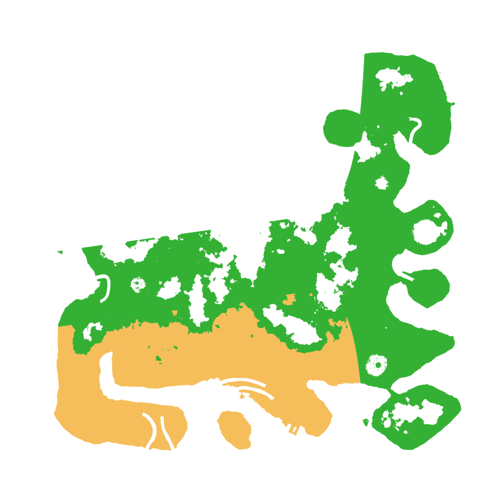 Biome Rust Map: Procedural Map, Size: 3550, Seed: 506419