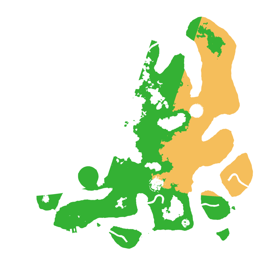 Biome Rust Map: Procedural Map, Size: 3500, Seed: 5718324