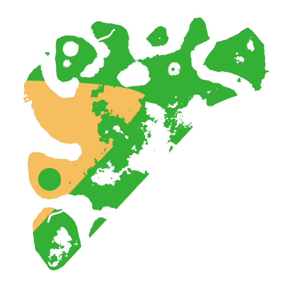 Biome Rust Map: Procedural Map, Size: 3500, Seed: 5689387