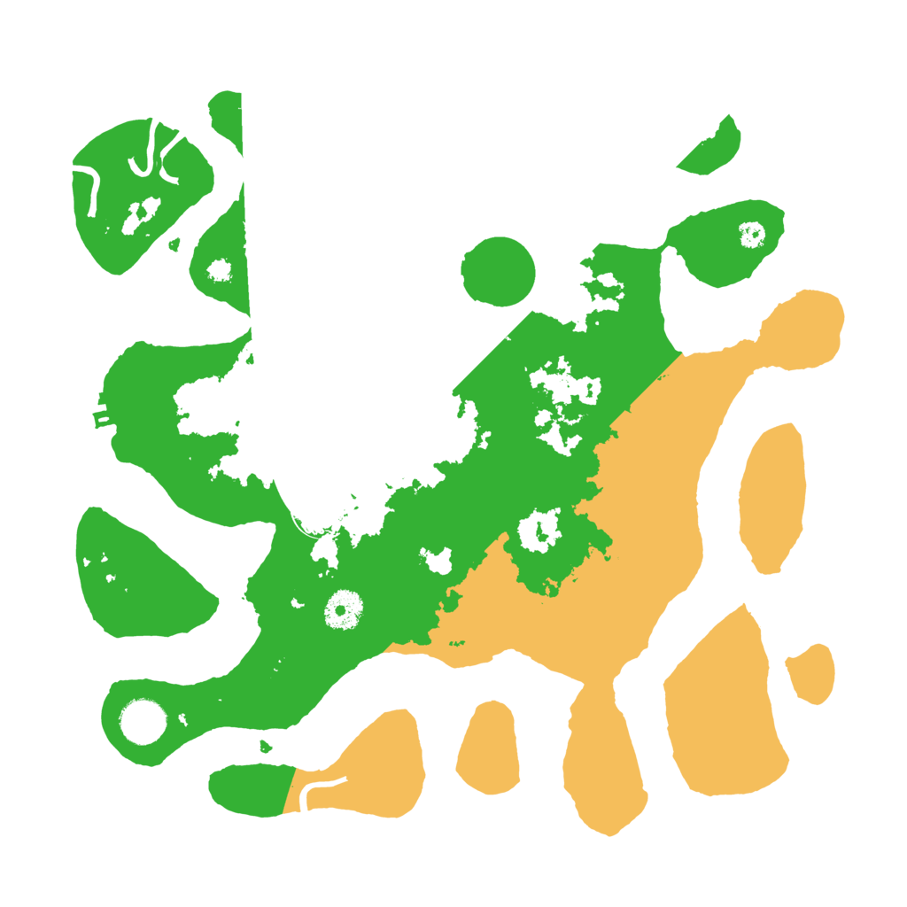 Biome Rust Map: Procedural Map, Size: 3500, Seed: 2694729