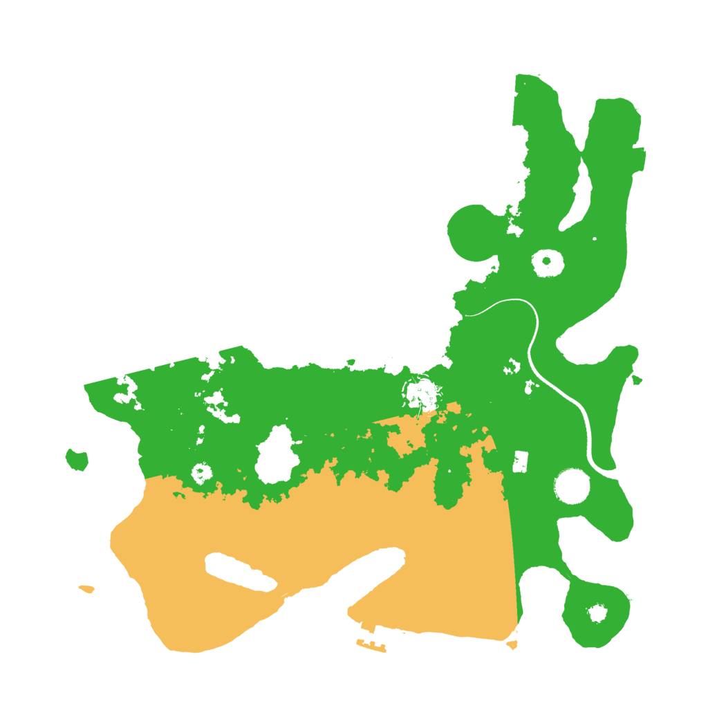 Biome Rust Map: Procedural Map, Size: 3500, Seed: 4450549