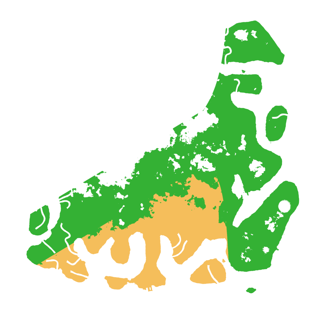 Biome Rust Map: Procedural Map, Size: 4500, Seed: 8723725