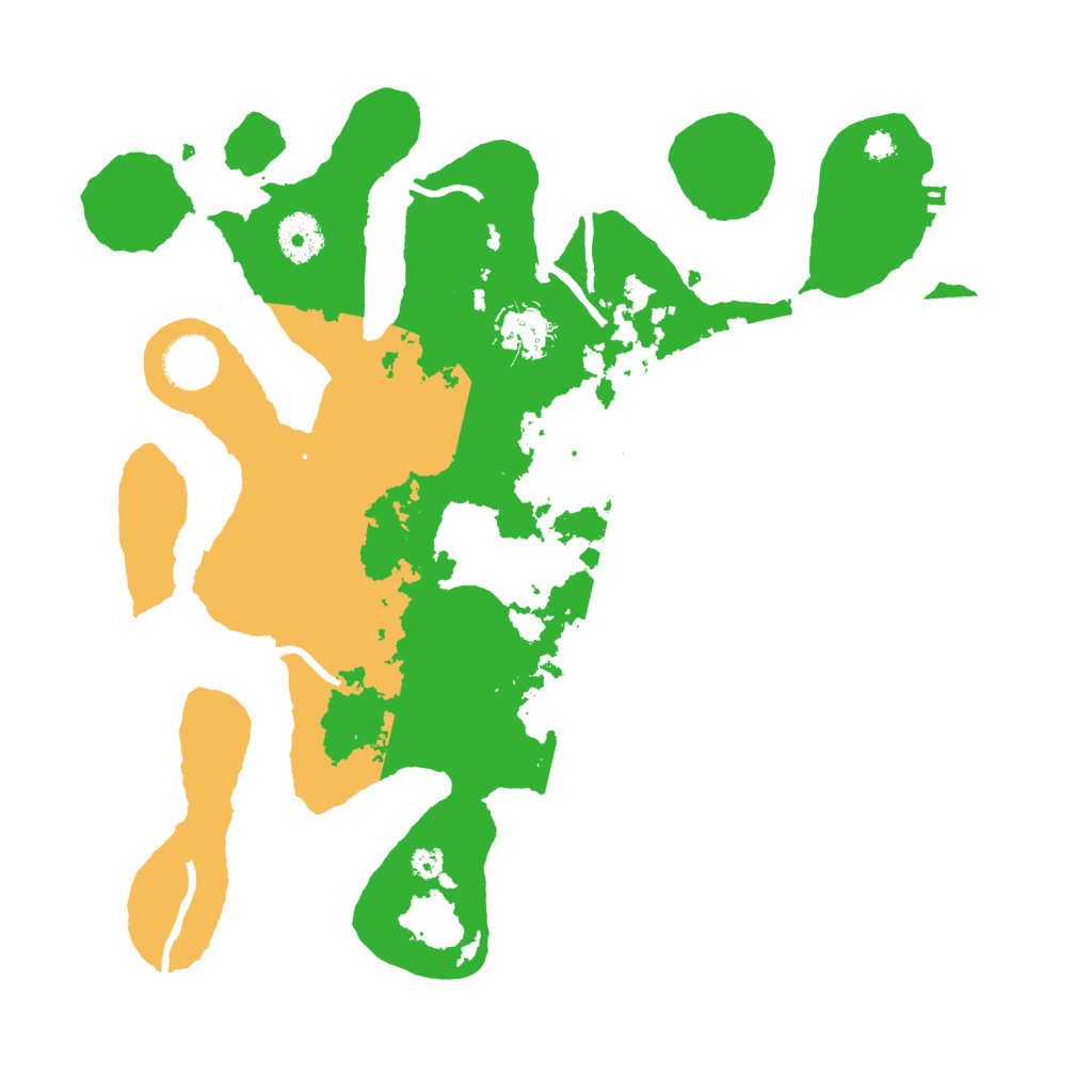 Biome Rust Map: Procedural Map, Size: 3500, Seed: 3764192