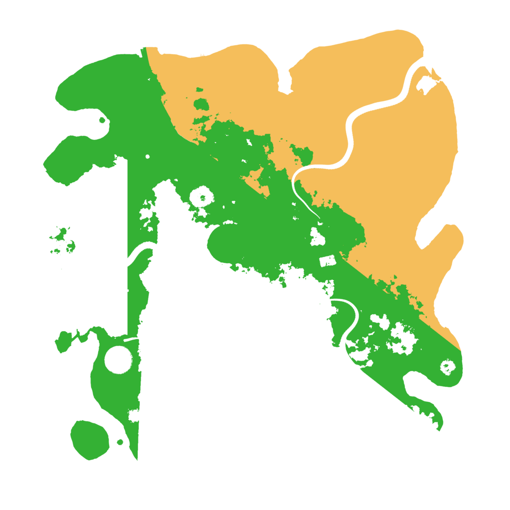 Biome Rust Map: Procedural Map, Size: 3500, Seed: 1108335