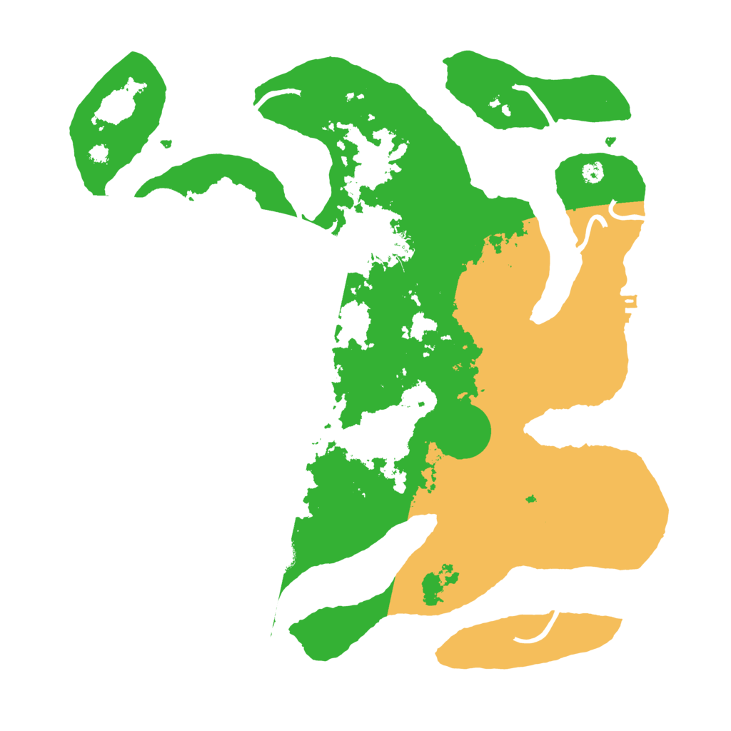 Biome Rust Map: Procedural Map, Size: 3500, Seed: 2893930