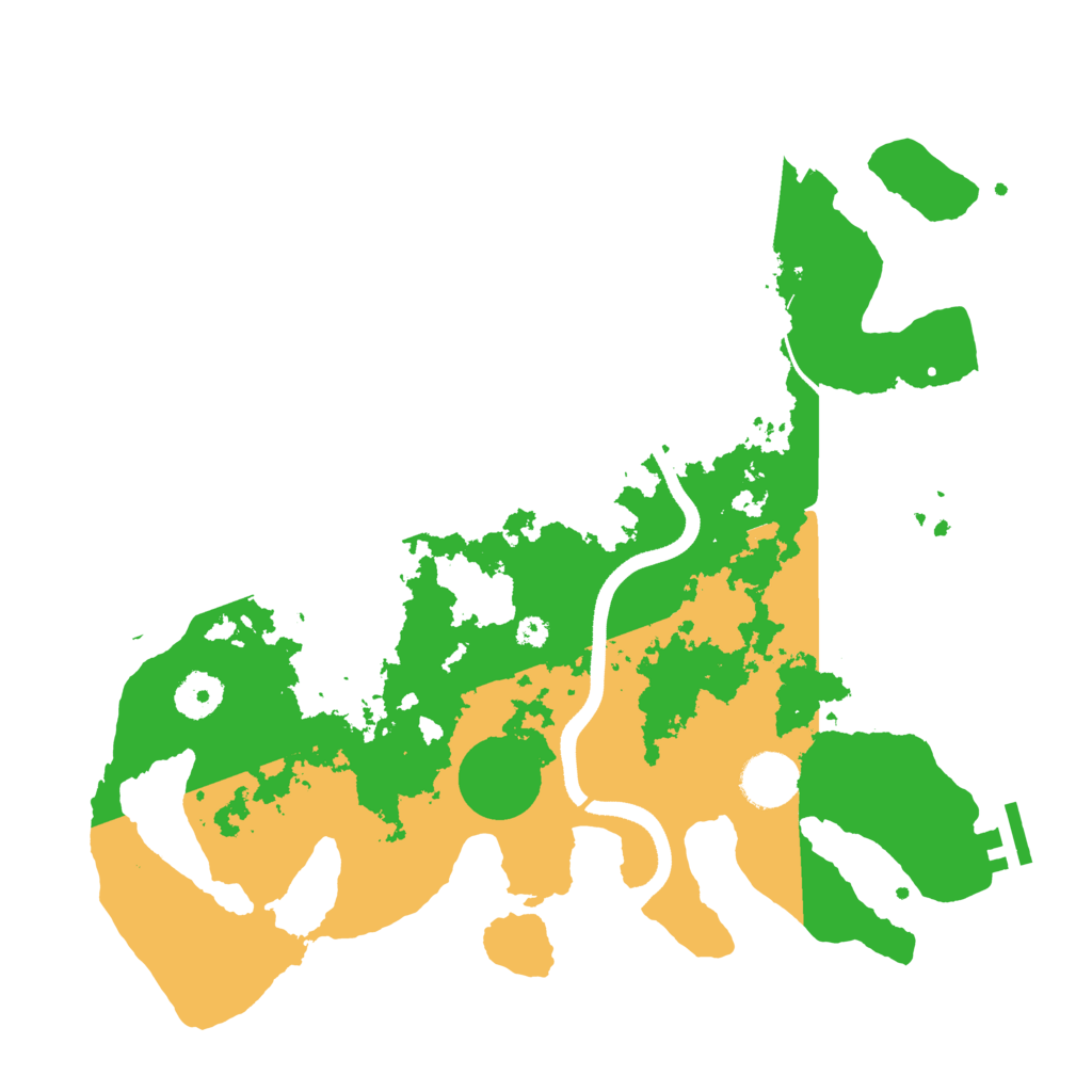 Biome Rust Map: Procedural Map, Size: 3500, Seed: 3907936