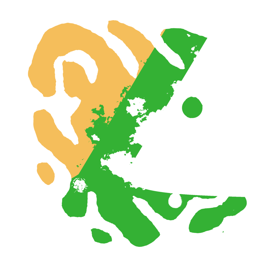 Biome Rust Map: Barren, Size: 3500, Seed: 3146073