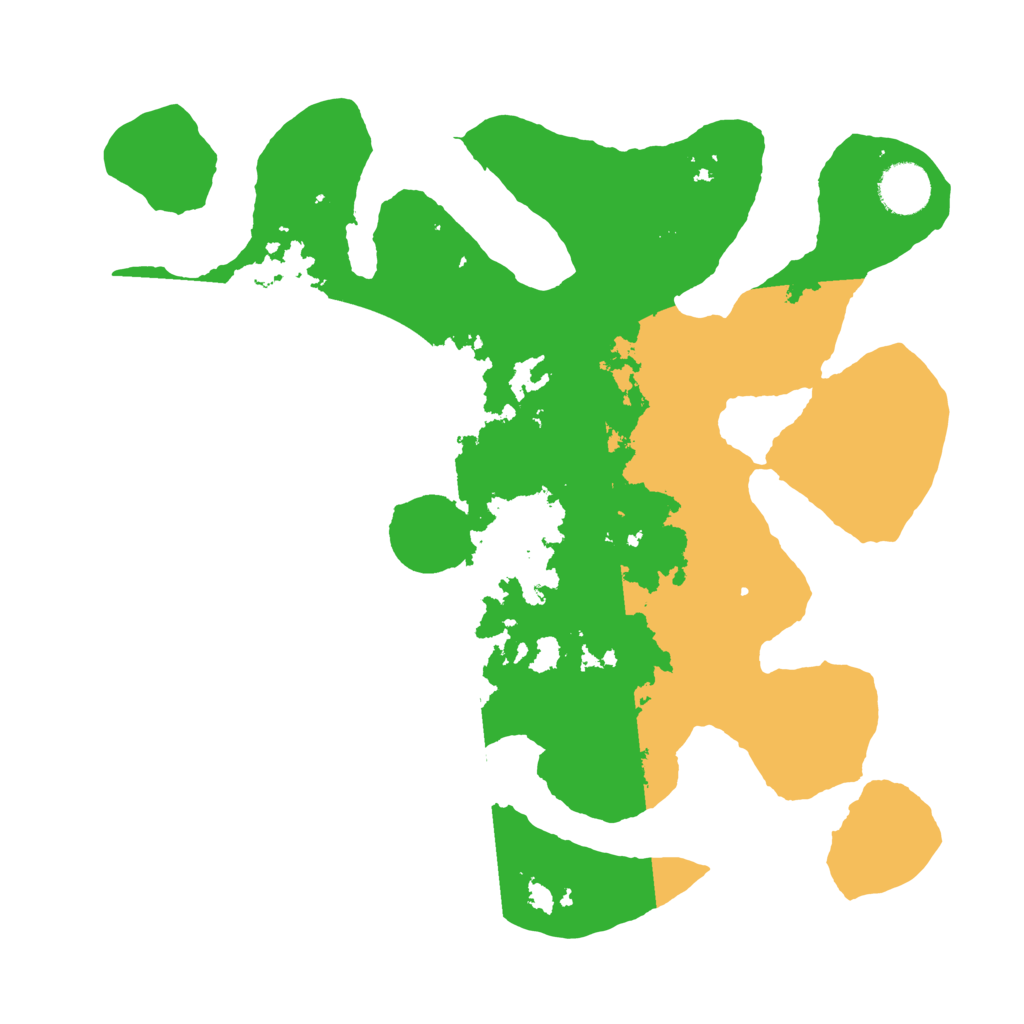 Biome Rust Map: Barren, Size: 3500, Seed: 5612036