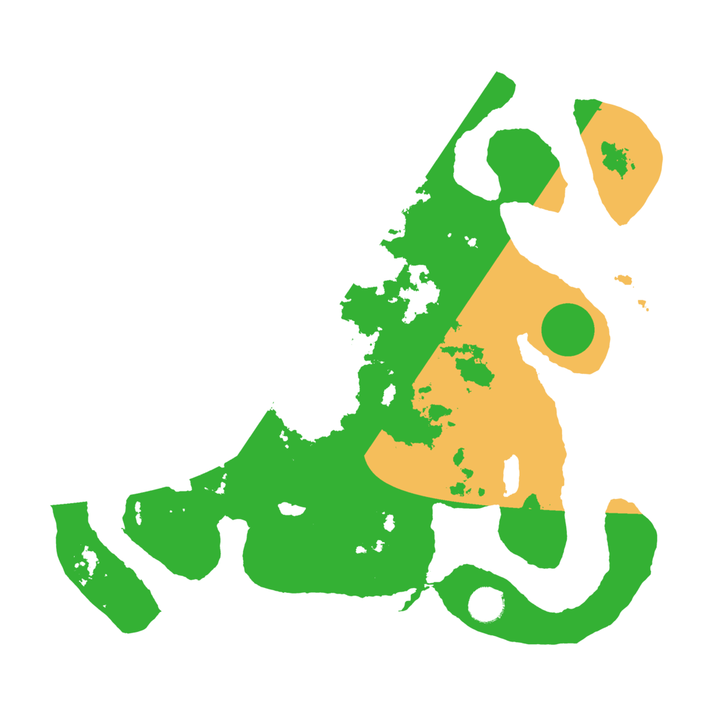 Biome Rust Map: Barren, Size: 3500, Seed: 1824438