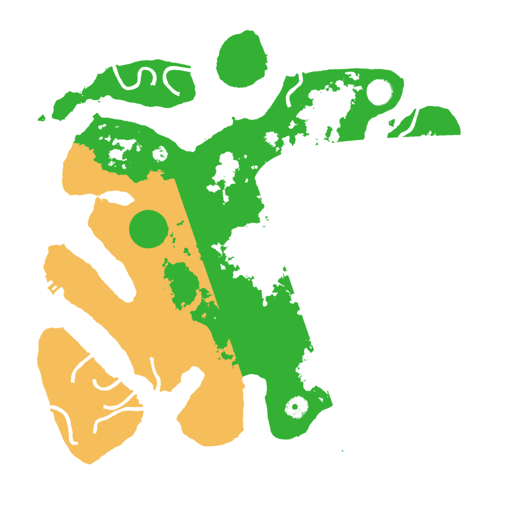 Biome Rust Map: Procedural Map, Size: 3500, Seed: 6233266
