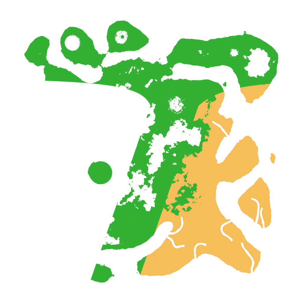 Biome Rust Map: Procedural Map, Size: 3500, Seed: 2030586