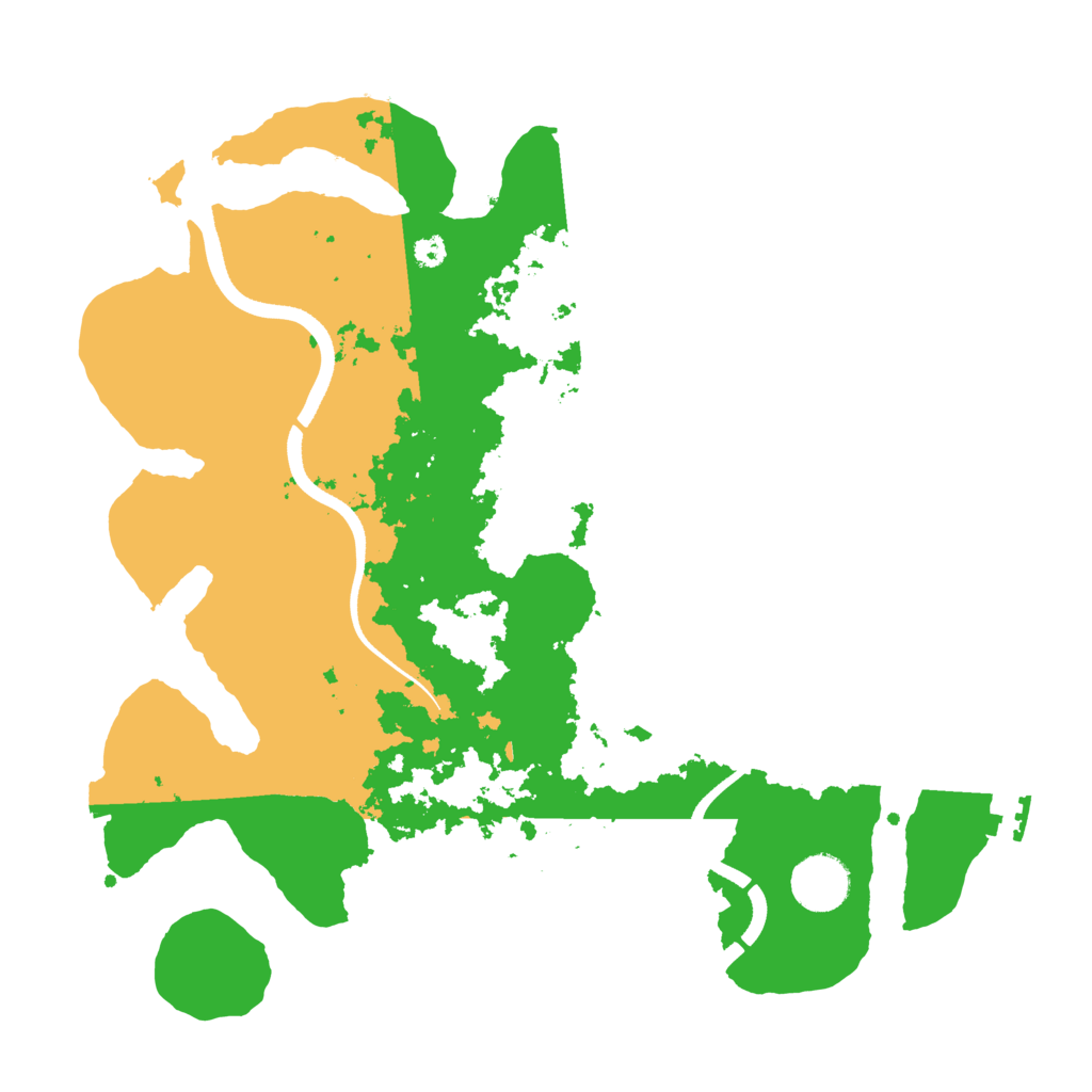 Biome Rust Map: Procedural Map, Size: 3500, Seed: 4780966
