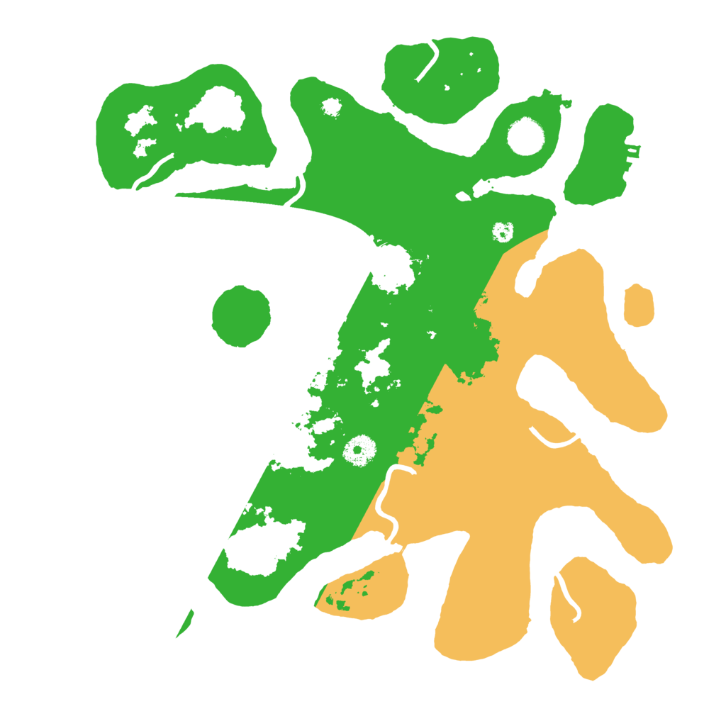 Biome Rust Map: Procedural Map, Size: 3500, Seed: 5114855