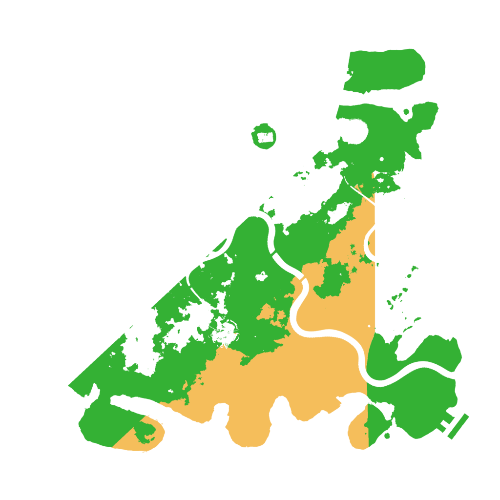 Biome Rust Map: Procedural Map, Size: 3500, Seed: 6075920