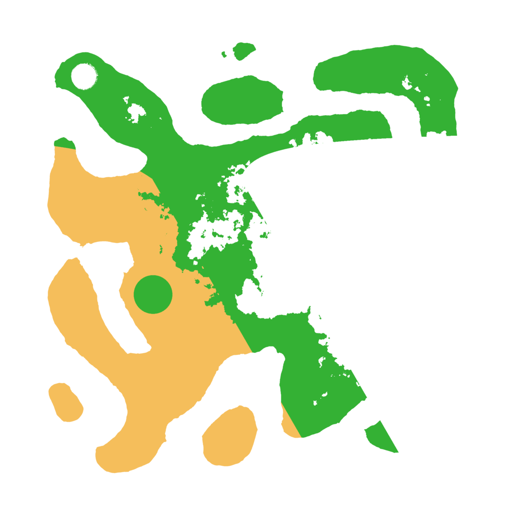 Biome Rust Map: Barren, Size: 3500, Seed: 5566143