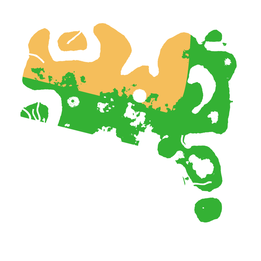 Biome Rust Map: Procedural Map, Size: 3500, Seed: 1924884